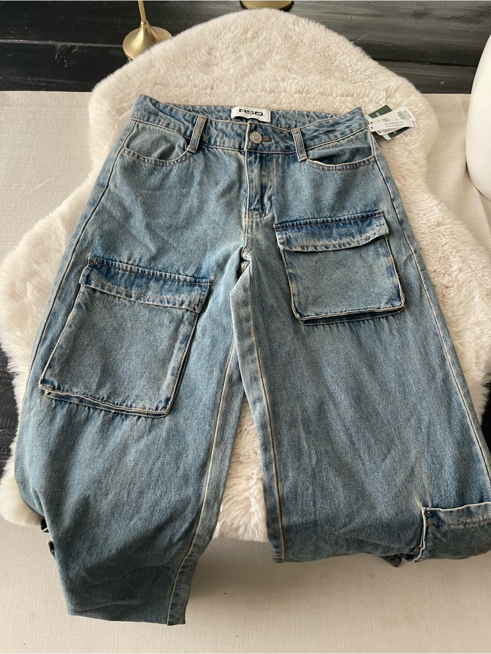Tillys RSQ baggy jeans sz 23 nwt - Picture 3 of 6